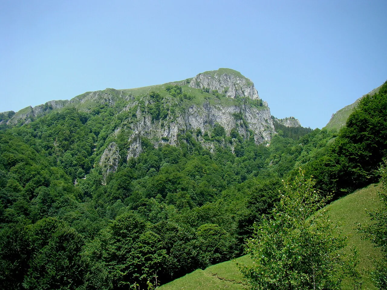 Peisaj montan din Parcul National Buila-Vanturarita